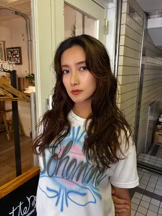 ロング パーマ kaito パーマ募集🌀😵‍のヘアスタイル