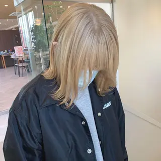 ミディアム カラー 清水 亮太/赤み消しカラーのヘアスタイル