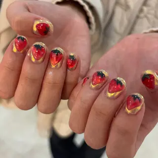 ネイル 栗田 ゆう子のネイルデザイン