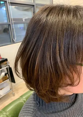 ミディアム 藤間 帆乃夏（とうまほのかのヘアスタイル