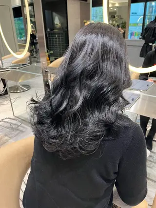 セミロング 大人ボブ/透明感 カラー/松原和志のヘアスタイル