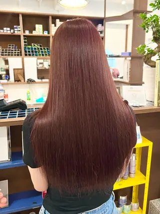 ロング カラー Ami ブリーチ/ハイトーンのヘアスタイル