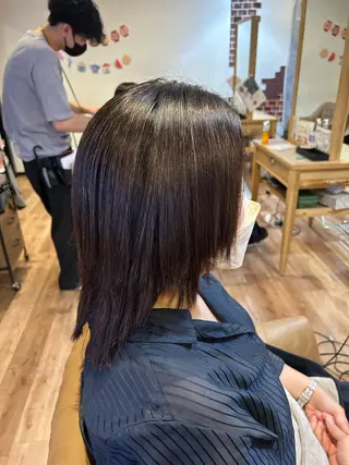 ミディアム 巽 愛夏のヘアスタイル