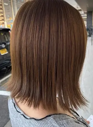 ミディアム 奥村 大地のヘアスタイル