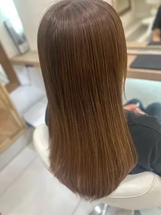 ロング カラー 艶質改善/縮毛矯正 ササキナツミのヘアスタイル