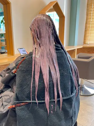 ロング カラー 北花田美容師🍃村尾 光太/むらのヘアスタイル