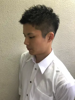 メンズ 森本裕/オーナー/ スパイラルパーマのヘアスタイル