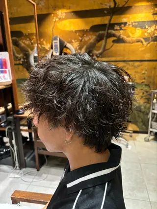 パーマ メンズ FURUSHO所属・透明感カラー/ ツイスパ/小倉悠佑のヘアスタイル