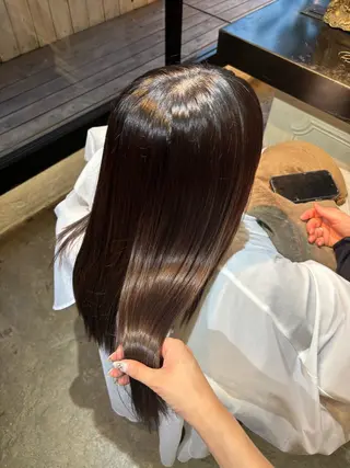 ロング 韓国風/艶髪/カラー 🦋kokona🦋のヘアスタイル