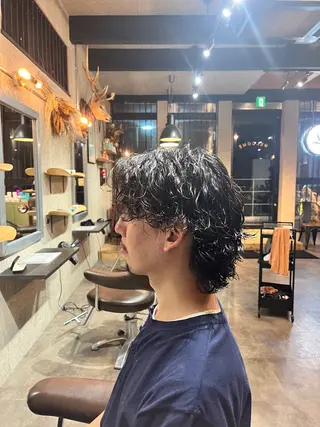 ショート パーマ litbyfifth 末吉海里のヘアスタイル