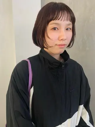 ショート カラー 森貴裕/ベージュ/ パーマ/オリーブのヘアスタイル