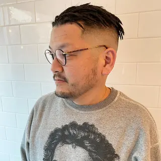 ショート カラー パーマ ヘアアレンジ メンズ キッズ ネイル マツエク・マツパ 中元 淳のヘアスタイル