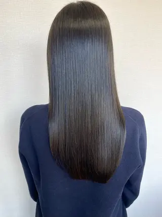 ロング カラー 髪質改善カラー ケアブリーチ/タムのヘアスタイル
