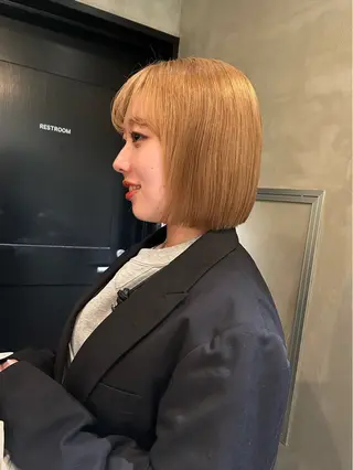 ミディアム カラー デザインカラー❤︎ イシイレイのヘアスタイル