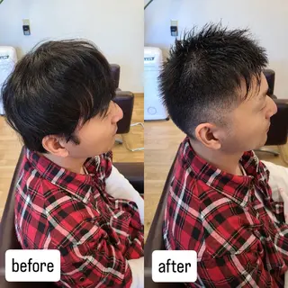 メンズ シ マのヘアスタイル