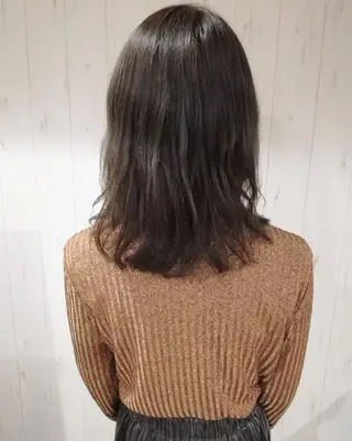 ミディアム カラー 西川 敏夫のヘアスタイル