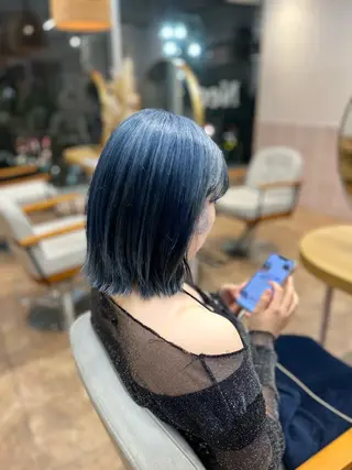 ミディアム カラー 🎀みさき🎀 韓国レイヤー ボブ♡のヘアスタイル