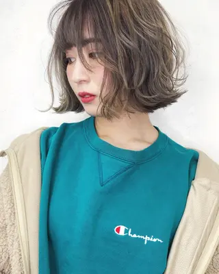 ショート カラー ヘアアレンジ pigment所属・♡MIHO♡ スタイリストのヘアスタイル