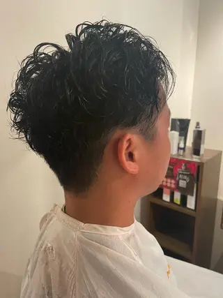 パーマ メンズ molla所属・浅香山✨美髪✨ やまもとあきこのヘアスタイル