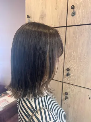 セミロング カラー れいな🌼 ボブ･艶カラー🌼のヘアスタイル