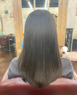 セミロング AYAKA/カラー モデル募集ᡣ𐭩のヘアスタイル