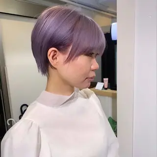 ショート カラー 髪質改善 Noe心斎橋店のヘアスタイル