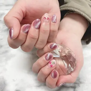 ショート カラー ネイル 💎ビューティサロン 湘南　RIRAN💎のネイルデザイン