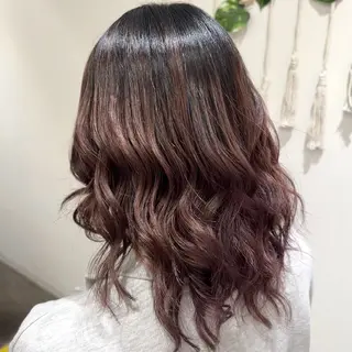 ミディアム カラー ヘアアレンジ 北島亜弥/髪質改善 /カラーのヘアスタイル