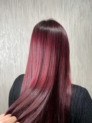 ロング カラー newiGRANDE 🌈萩原聖也のヘアスタイル