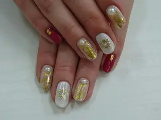 ミディアム ネイル nail salon Blancのネイルデザイン