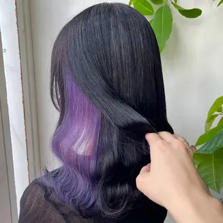 セミロング カラー 女性支持率No.1ハ イトーン特化神田真志のヘアスタイル