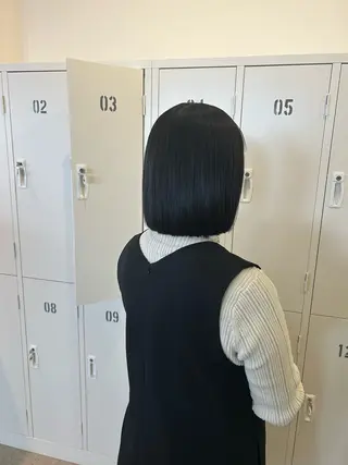 ミディアム Agu hair emio城陽所属・Agu peachのヘアスタイル