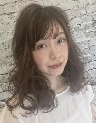 セミロング 瀧本 顕のヘアスタイル