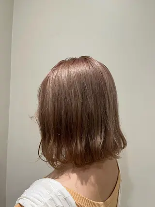 カラー 森田翔斗 顔周りレイヤーのヘアスタイル