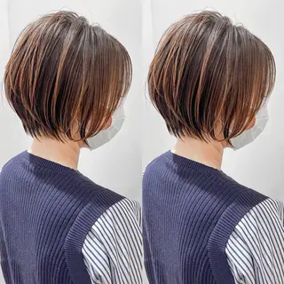 ショート カラー LA KING GINZA TOKYO所属・🧡ショートの達人 🧡SHOのヘアスタイル