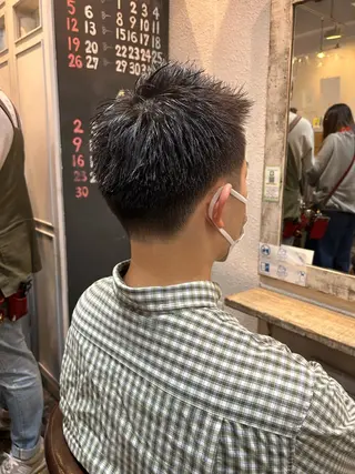 ショート Cocorokara所属・佐藤 良祐のヘアスタイル