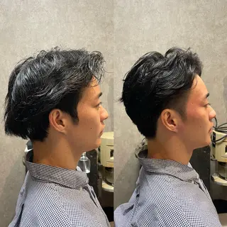 ショート パーマ トレサンパ所属・💈トレサンパ 💈金山駅✂︎愛実のヘアスタイル