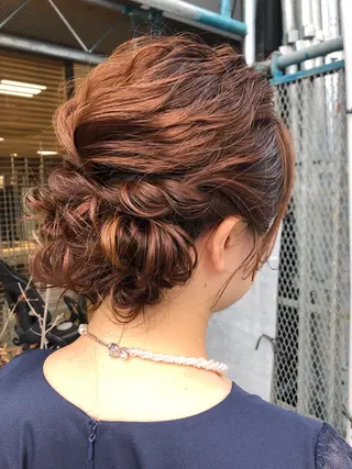 ミディアム カラー 似合わせ レイヤー須川のヘアスタイル