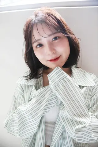 ショート オリーブ🫒レイヤー /平尾/りの‎🤍のヘアスタイル