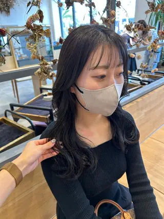 ミディアム merc.🌿 友藤鮎那のヘアスタイル