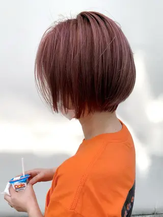 ショート カラー ヘアアレンジ 〽️magico/ ウルフDaiki〽️のヘアスタイル