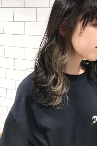 ロング カラー 原山 直人のヘアスタイル