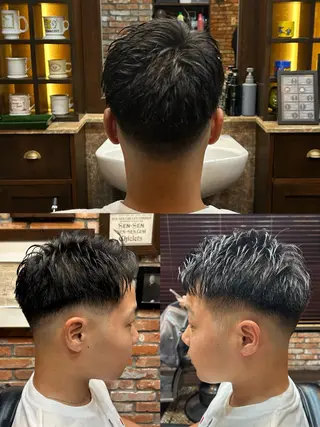 ショート メンズ ありが みさのヘアスタイル