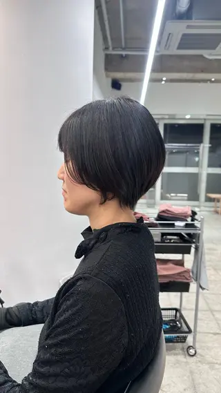 ショート あいこ/レイヤー カット🌷蔵前のヘアスタイル