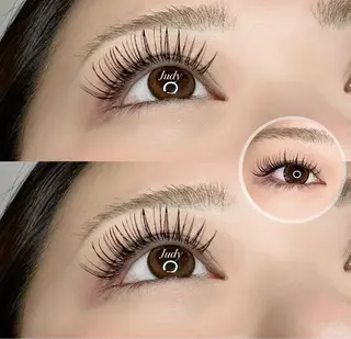 マツエク・マツパ Judy by charmeのマツエク・マツパデザイン