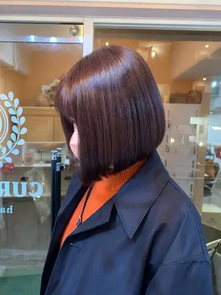 ショート カラー 田中 優衣のヘアスタイル