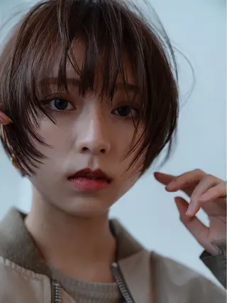 ショート カラー 🉐レイヤー/塩見 弘樹🉐渋谷のヘアスタイル