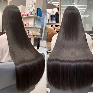 ロング youres hair 髪質改善トリートメント&ヘッドスパ 新宿三丁目店所属・髪質改善/艶髪 韓国レイヤー/えすたのヘアスタイル