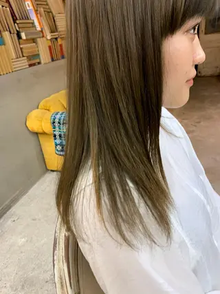 セミロング 似合わせカラー🫶 小川千波のヘアスタイル