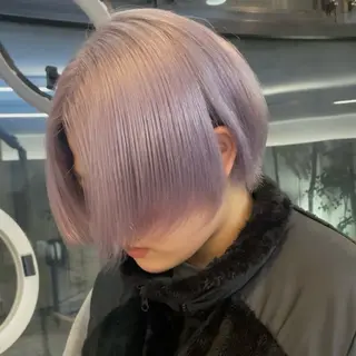 ショート 海外ハイトーン 🇺🇸sakiのヘアスタイル